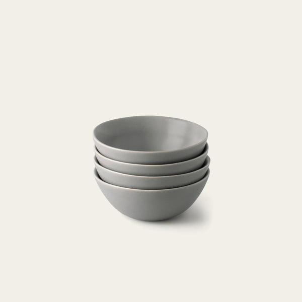 Breakfast bowls dinnerware by Fable Home, featured in a dovegray color finish. – #dovegray