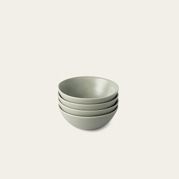 Dessert bowls dinnerware by Fable Home, featured in a beachgrassgreen color finish. – #beachgrassgreen