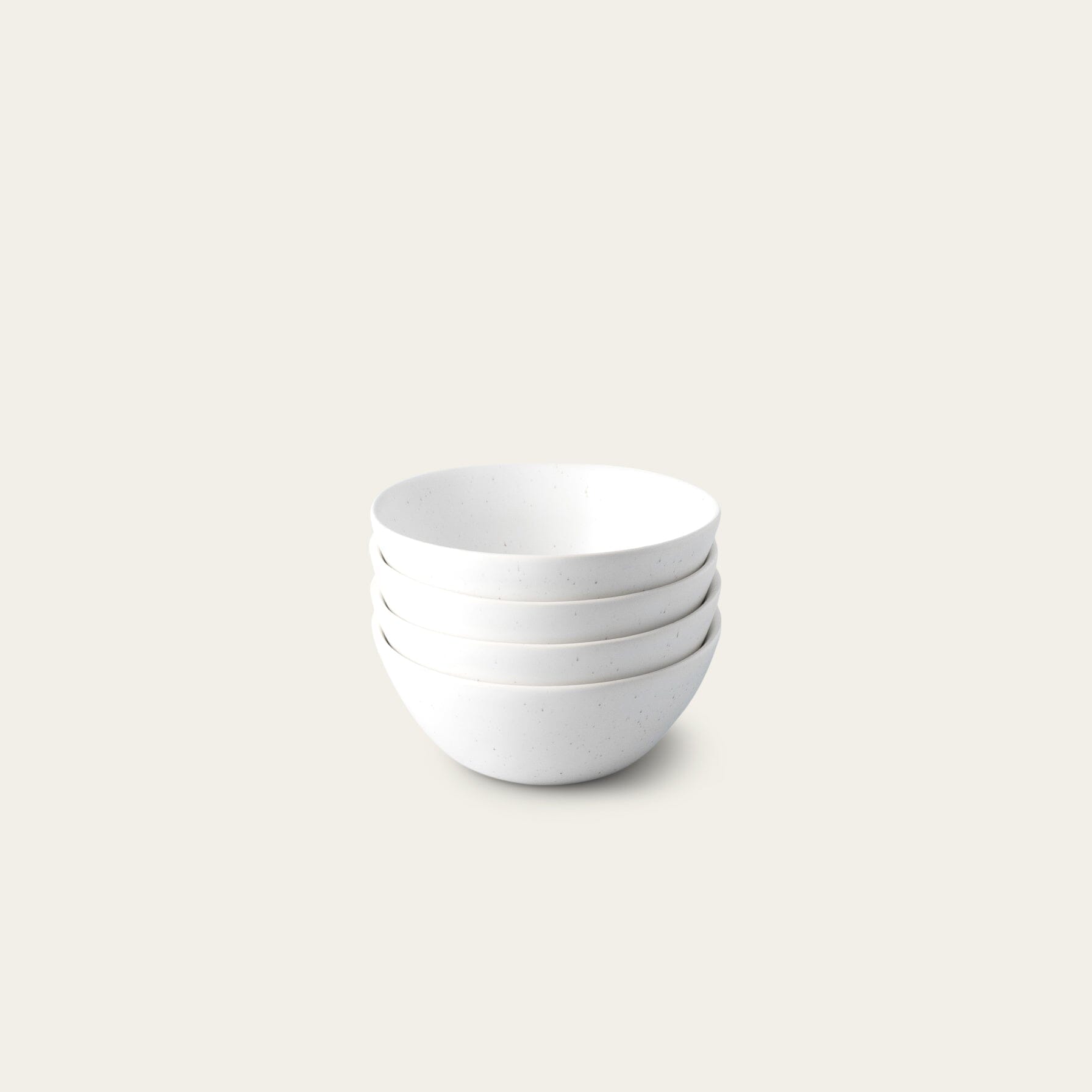 Fable Dessert Bowls in Cloud White