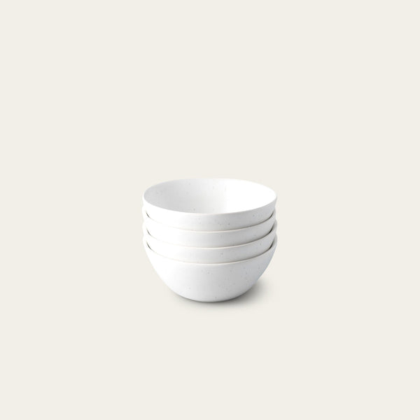 Dessert bowls dinnerware by Fable Home, featured in a speckledwhite color finish. – #speckledwhite