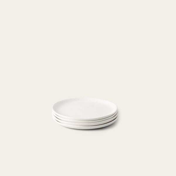 Dessert plates dinnerware by Fable Home, featured in a cloudwhite color finish. – #cloudwhite