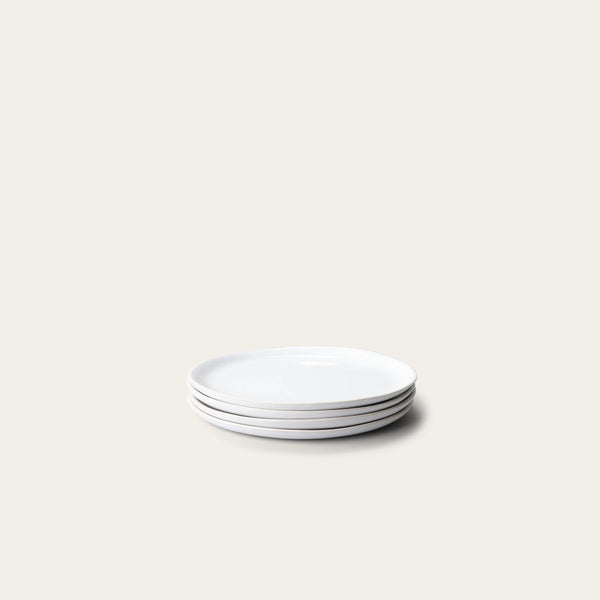 Dessert plates dinnerware by Fable Home, featured in a pearlwhite color finish. – #pearlwhite