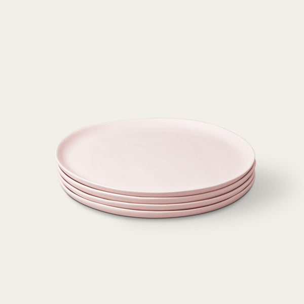 Dinner plates dinnerware by Fable Home, featured in a blushpink color finish. – #blushpink