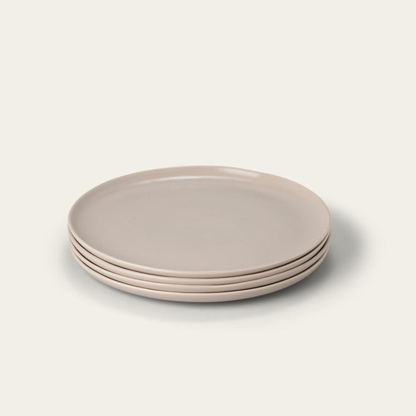 Dinner plates dinnerware by Fable Home, featured in a deserttaupe color finish. – #deserttaupe