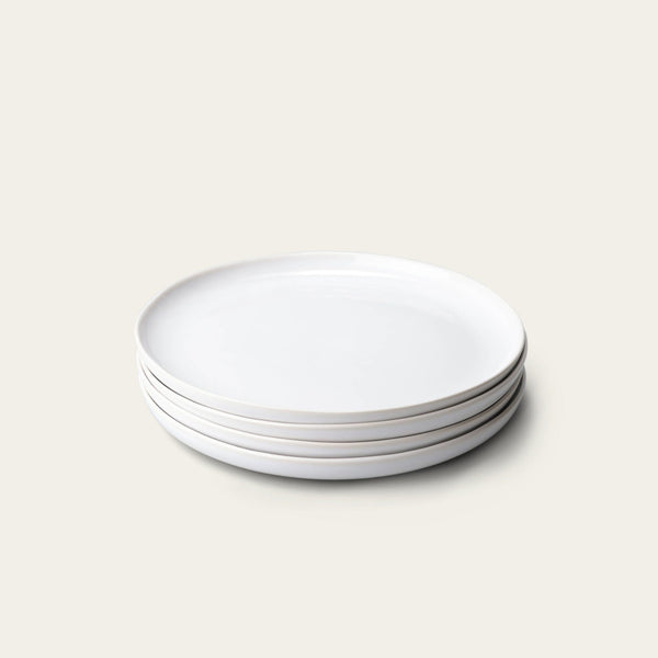 Dinner plates dinnerware by Fable Home, featured in a pearlwhite color finish. – #pearlwhite