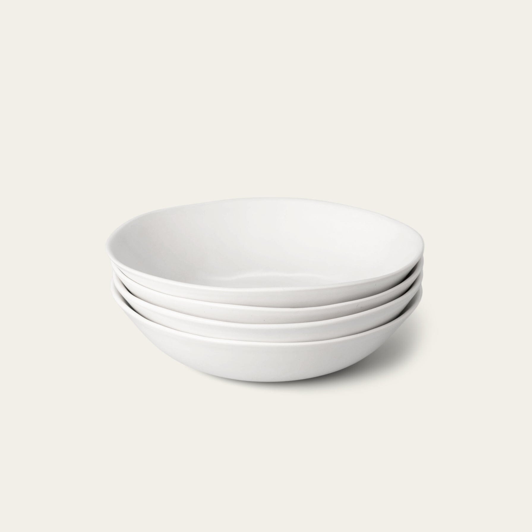 Fable Pasta Bowls in Cloud White