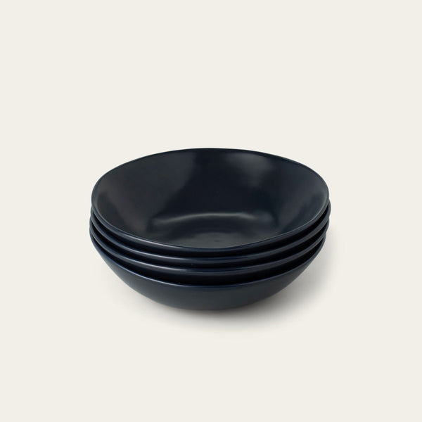 Pasta bowls dinnerware by Fable Home, featured in a midnightblue color finish. – #midnightblue