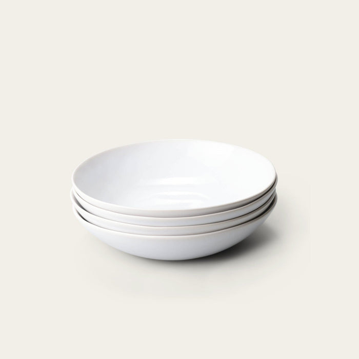 Pasta bowls dinnerware by Fable Home, featured in a pearlwhite color finish. – #pearlwhite