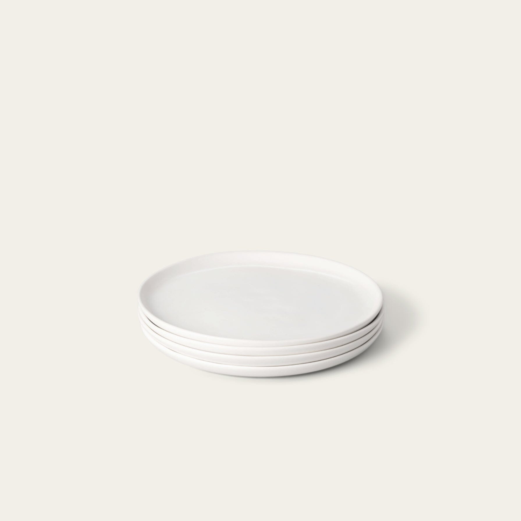 Fable Salad Plates in Cloud White