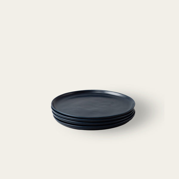 Salad plates dinnerware by Fable Home, featured in a midnightblue color finish. – #midnightblue