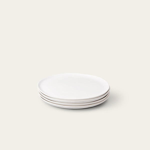 Salad plates dinnerware by Fable Home, featured in a speckledwhite color finish. – #speckledwhite