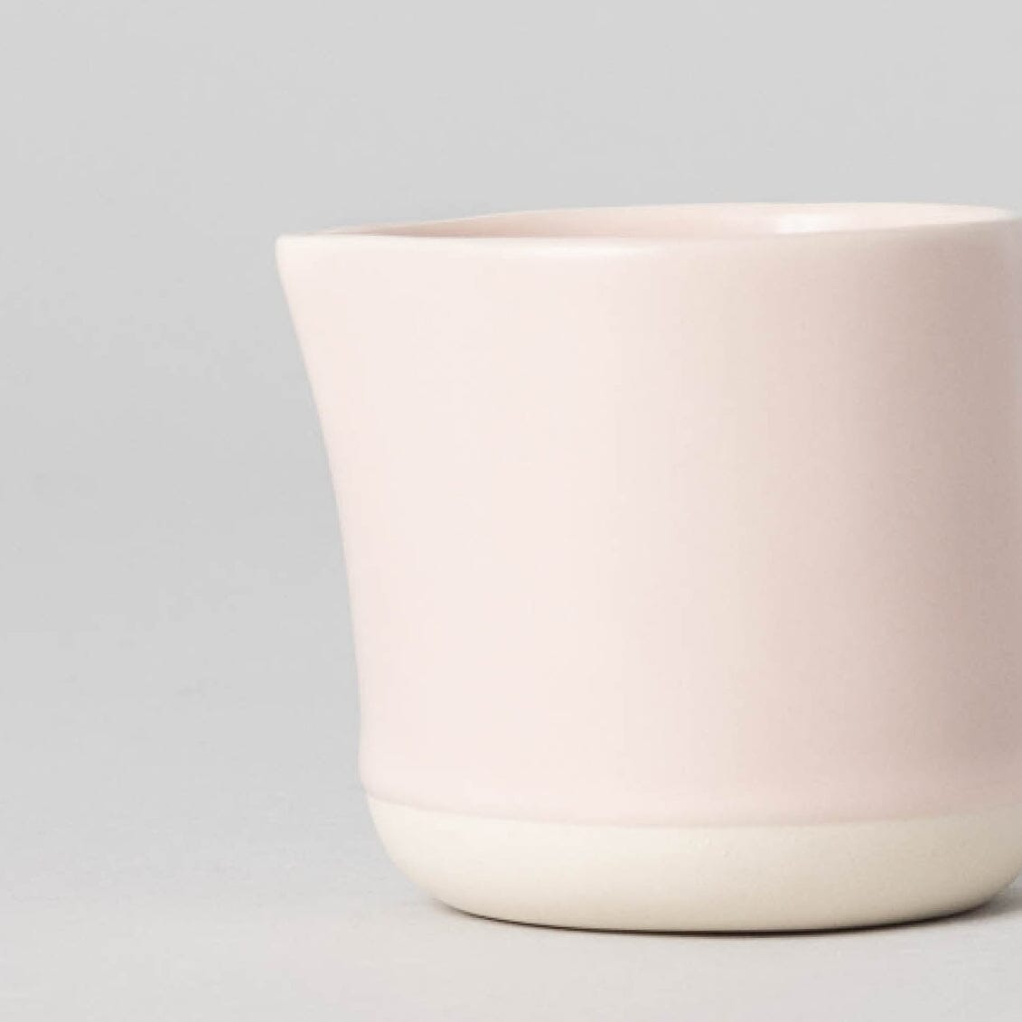 Small carafe drinkware by Fable Home, shown in a blushpink finish.